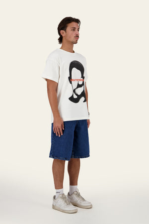 Street Jorts longline blue denim shorts with relaxed wide-leg fit